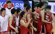 [포토] 결승 진출에 기뻐하는 고려대