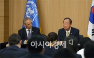 [포토]반기문 사무총장, 기자회견