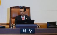 [포토]서울특별시의회 임시회 참석한 박원순 서울시장 