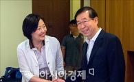 [포토]박영선 위원장 만나는 박원순 시장
