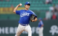 [포토] 윤성환 '시즌 10승을 향해'