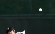[포토] 김강민 '재빠른 송구~'