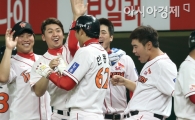 [포토] 이재원 '한동민, 많이 쓰라릴거다'