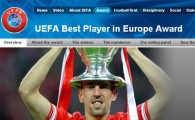 리베리, 메시-호날두 제치고 'UEFA 올해의 선수' 