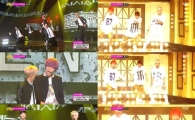 '음악중심' 틴탑, 칼 군무 '호흡 척척'..화려한 컴백