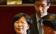 [포토]끌려나가는 김미희 의원