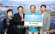 여수산단 와이엔텍 ,2000만 원 상당 후원물품 전달