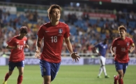 [포토] 구자철 '환호하라 대한민국~'