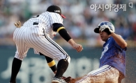 [포토] 정성훈 '김상수, 기다리고 있었어'