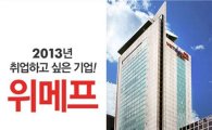 위메프, ‘2013 취업하고 싶은 기업’ 선정