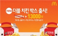 맥도날드, '더블 치킨박스 프로모션' 진행