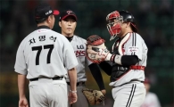 [포토] 차명석 코치 '신정락, 자신있게!'