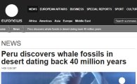 네발 고래 화석 발견…"육지를 걸어 다녔다고?"