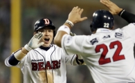 [포토] 이원석 '뒤집기 쓰리런 홈런!'