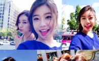 걸스데이 버스 인증샷, 멤버들 '무결점 청초민낯' 시선고정