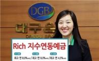 대구은행, 리치지수연동예금 3종 선착순 판매 