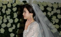 [포토]이보영, 웨딩드레스 자태 '천사가 따로 없네'