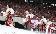 [포토] 정기 고연전 응원에 참여한 무한도전 멤버들