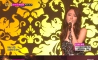 '음악중심' 송지은, 여성미 가득 보이스+외모로 남심 사냥