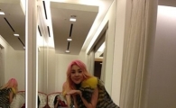 산다라박, 핑크머리로 감각적 헤어스타일 완성