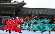 [포토]조선시대 호위군 사열 의식 ‘첩종’