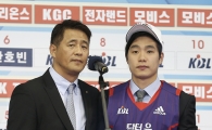 [포토] 건국대 한호빈, 오리온스에 지명