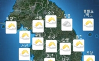오늘 날씨, 전국 구름…제주 한때 비