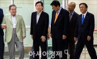 [포토]부회장단 영접 받는 이건희 회장