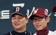 [포토] 김진욱-염경엽 '양보는 없다'