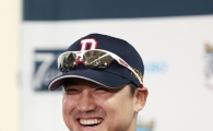 [포토] 홍성흔 '호탕한 웃음'