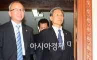 [포토]다른 표정의 현오석-김관진 