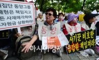 [포토]동양사태 피해자들 금감원 앞 2천여명 모여 