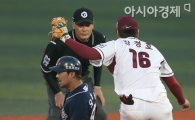[포토] 오재원 '오버했나'