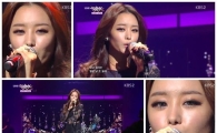 '뮤직뱅크' 송지은, 청순+섹시 공존‥농익은 감성 보컬