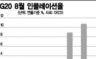 G20 인플레 하락곡선..경기부양 위한 통화정책에 유리