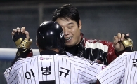 [포토] 류제국 '작은 이병규 최고!'