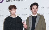 [포토]강민혁-이정신, '패션위크 왔어요'