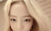 카라 구하라, 볼살 실종 날렵 브이라인 셀카 '살아있네~'