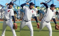 [포토] 이원석 '상삼이 투구폼이랑 똑같죠?'
