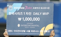 [포토] 손시헌 '내가 MVP!'