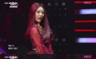 '뮤직뱅크' 티아라, 블랙-레드 강렬한 조화 '섹시 매력 UP'