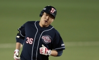 두산 오재일, 윤지웅 상대 '쐐기포'…시즌 2호