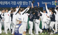 [포토] 오재일 '머리 위로 손 들어!'