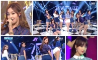 '인기가요' 나인뮤지스, 가요계 1% 명품 섹시미‥'파격+강렬'