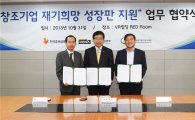한국증권금융, '창조기업 재기희망 성장판 지원' 업무협약