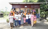 코스콤 임직원, 캄보디아 오지마을서 봉사활동 