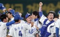 [포토] 오승환 '한국 시리즈 우승 함박웃음'