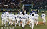 [포토] 삼성 라이온즈 한국 시리즈 3연패