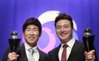 [포토] 이재학-박병호 '함박웃음'