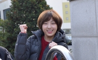 [포토]파이브돌스 혜원, 간신히 세이프~ '수능 잘보고 올께요'